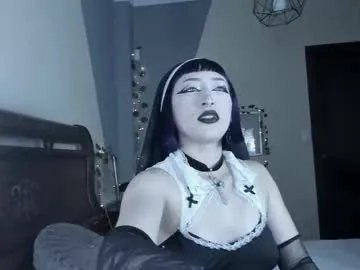 blueberry____ — Current Goal: show tongue + milk  at 50 tokens -- Next Goal: AHEGAO + milk -- your favorite nun has behaved very badly and must be punished  #goth  #ahegao #deepthroat  #saliva #cosplay #feet