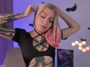 cyberzoe — Current Goal: squirt time at 1000 tokens -- Next Goal: messy body show milk destroy  --   40/70/100/200/222 #deepthroat #cosplay #saliva #ahegao #goth