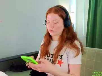 ginger__cute — Daddy's girl here.  250tk for pvt^^ - Goal: Zoom Ahegao^^ [12 tokens left] #redhead #hairy #18 #puffynipples #teen