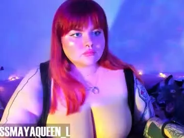 missmayaqueen — GOAL: ahegao+saliva [38 tokens remaining] you look lonely. i can fix that #bbw #ssbbw #belly #findom #redhead