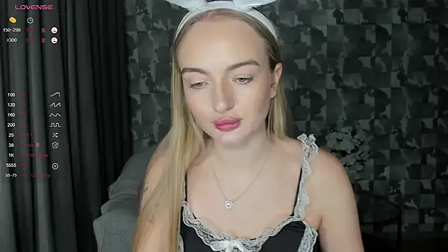 A_delina — licking a dildo