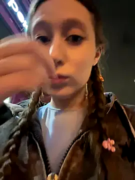 FroggyAnna — lift top up + squeeze naked boobs 