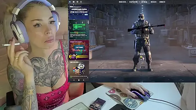 StarMila — deep throat