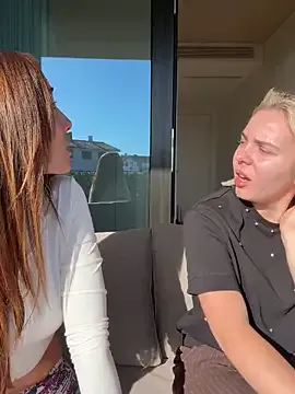 SweetAlegra_ — Both topless & Kiss