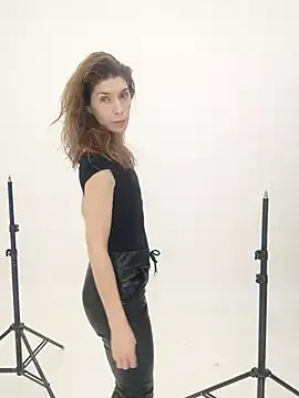 YourSuperModel — Sexy strip on the ladder