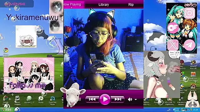 YukiRam — masturbacin con dildo